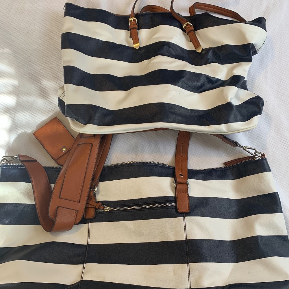 Just Fab Striped bags